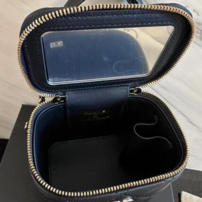 【定番ブラック☆上品】CHANEL ヴァニティ ショルダーバッグ